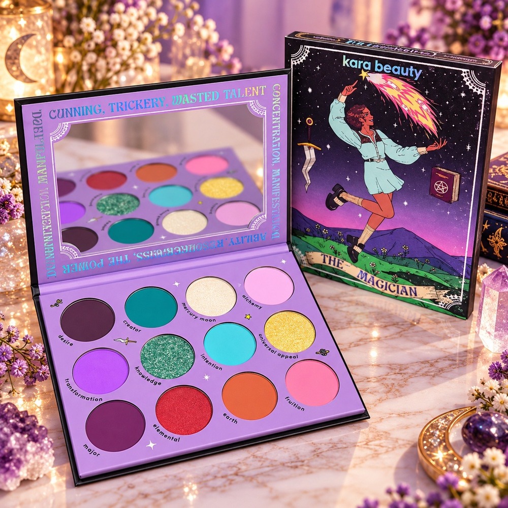 Kara Beauty The Magician Creative Beauty Palette 12 Color Eyeshadow Tarot Series